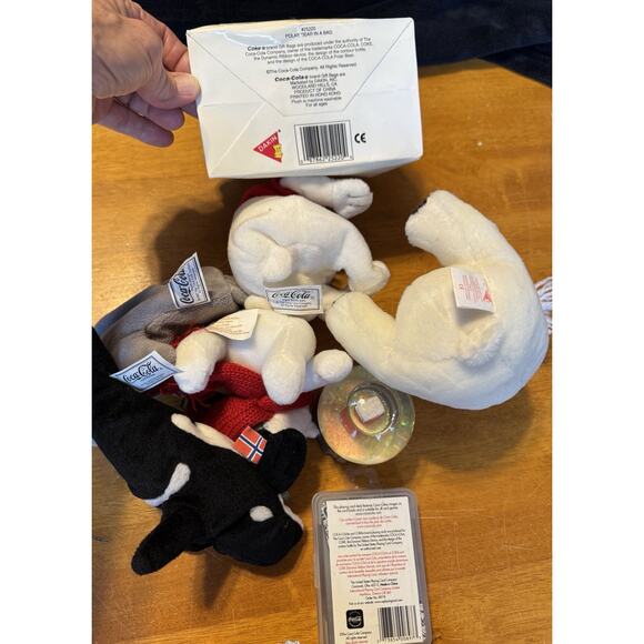Vintage Coca Cola Coke Lot of 11 Collectible Plush and Toys READ DETAILS - Picture 8 of 12